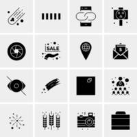 16 Universal Business Icons Vector Creative Icon Illustration to use in web and Mobile Related project