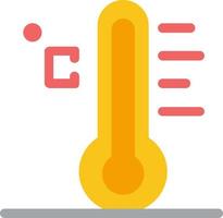 Cloud Light Rainy Sun Temperature  Flat Color Icon Vector icon banner Template