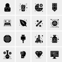 16 Universal Business Icons Vector Creative Icon Illustration to use in web and Mobile Related project