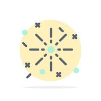 Fire Holiday Easter Abstract Circle Background Flat color Icon vector