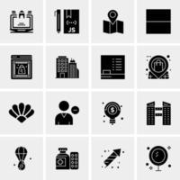 16 Universal Business Icons Vector Creative Icon Illustration to use in web and Mobile Related project