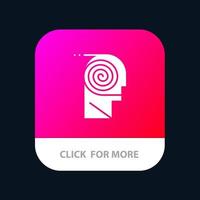 Better Comprehension Definition Learning Study Mobile App Button Android and IOS Glyph Version vector
