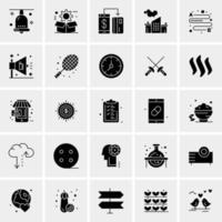 25 Universal Business Icons Vector Creative Icon Illustration to use in web and Mobile Related project