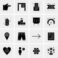 16 Universal Business Icons Vector Creative Icon Illustration to use in web and Mobile Related project