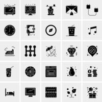 25 Universal Business Icons Vector Creative Icon Illustration to use in web and Mobile Related project