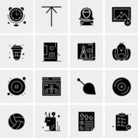 16 Universal Business Icons Vector Creative Icon Illustration to use in web and Mobile Related project