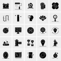 25 Universal Business Icons Vector Creative Icon Illustration to use in web and Mobile Related project