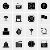 16 Universal Business Icons Vector Creative Icon Illustration to use in web and Mobile Related project