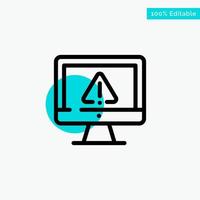 Computer Data Information Internet Security turquoise highlight circle point Vector icon