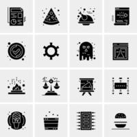 16 Universal Business Icons Vector Creative Icon Illustration to use in web and Mobile Related project