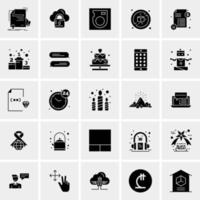 25 Universal Business Icons Vector Creative Icon Illustration to use in web and Mobile Related project