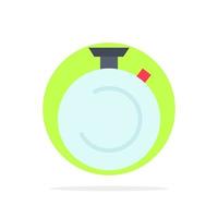 Compass Clock Stopwatch Timer Watch Abstract Circle Background Flat color Icon vector