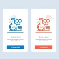 Chemistry Lab Chemistry Lab Education  Blue and Red Download and Buy Now web Widget Card Template vector