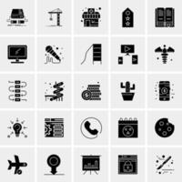 25 Universal Business Icons Vector Creative Icon Illustration to use in web and Mobile Related project