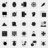 25 Universal Business Icons Vector Creative Icon Illustration to use in web and Mobile Related project