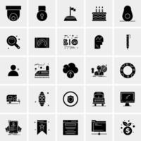 25 Universal Business Icons Vector Creative Icon Illustration to use in web and Mobile Related project