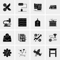 16 Universal Business Icons Vector Creative Icon Illustration to use in web and Mobile Related project