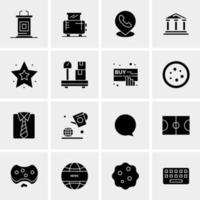 16 Universal Business Icons Vector Creative Icon Illustration to use in web and Mobile Related project