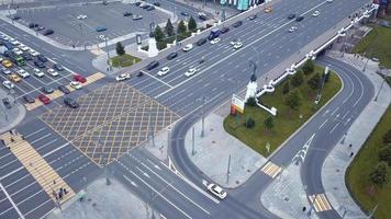 aereo panoramico Visualizza di il centro di Mosca video