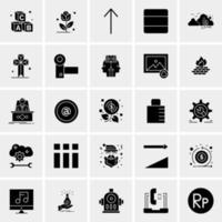 25 iconos de negocios universales vector ilustración de icono creativo para usar en proyectos relacionados con la web y dispositivos móviles