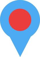 Location Map Marker Pin  Flat Color Icon Vector icon banner Template