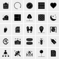 25 Universal Business Icons Vector Creative Icon Illustration to use in web and Mobile Related project