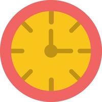 Alarm Clock Stopwatch Time  Flat Color Icon Vector icon banner Template