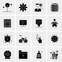 16 Universal Business Icons Vector Creative Icon Illustration to use in web and Mobile Related project