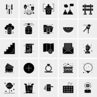 25 Universal Business Icons Vector Creative Icon Illustration to use in web and Mobile Related project