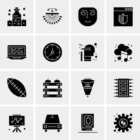 16 Universal Business Icons Vector Creative Icon Illustration to use in web and Mobile Related project