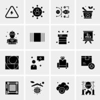 16 Universal Business Icons Vector Creative Icon Illustration to use in web and Mobile Related project