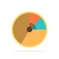 Pie Business Chart Diagram Finance Graph Statistics Abstract Circle Background Flat color Icon vector