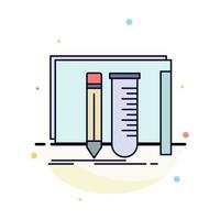 build equipment fab lab tools Flat Color Icon Vector