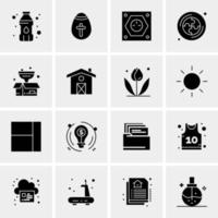 16 Universal Business Icons Vector Creative Icon Illustration to use in web and Mobile Related project