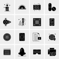 16 Universal Business Icons Vector Creative Icon Illustration to use in web and Mobile Related project