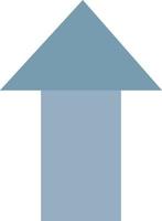 Arrow Up Upload  Flat Color Icon Vector icon banner Template
