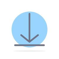 Download Video Twitter Abstract Circle Background Flat color Icon vector