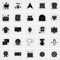 25 Universal Business Icons Vector Creative Icon Illustration to use in web and Mobile Related project