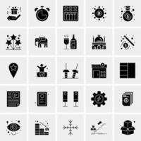 25 Universal Business Icons Vector Creative Icon Illustration to use in web and Mobile Related project