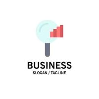 Find Search Service Signal Business Logo Template Flat Color vector