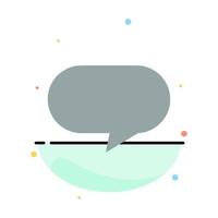 Twitter Chat Chatting Abstract Flat Color Icon Template vector