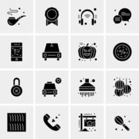 16 Universal Business Icons Vector Creative Icon Illustration to use in web and Mobile Related project