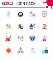 Coronavirus Prevention 25 icon Set Blue hands hygiene safety bacteria protection virus viral coronavirus 2019nov disease Vector Design Elements