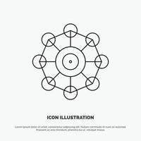 Learning Machine Machine Learning Science Line Icon Vector