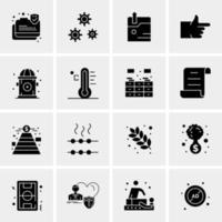 16 Universal Business Icons Vector Creative Icon Illustration to use in web and Mobile Related project