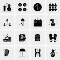 16 Universal Business Icons Vector Creative Icon Illustration to use in web and Mobile Related project