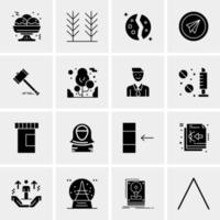 16 Universal Business Icons Vector Creative Icon Illustration to use in web and Mobile Related project