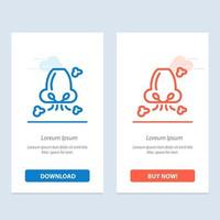 Air Breathe Health Nose Pollution  Blue and Red Download and Buy Now web Widget Card Template vector