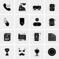 16 Universal Business Icons Vector Creative Icon Illustration to use in web and Mobile Related project