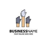 Aspiration business desire employee intent Flat Color Icon Vector